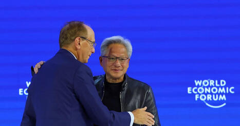Microsoft, Google, Palantir… Les patrons de l’intelligence artificielle mettent Davos à leurs pieds ...