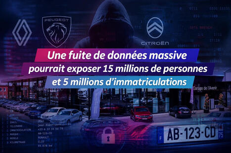 Plus de 15 millions de personnes apparaîtraient dans une fuite de données touchant le secteur automobile ...
